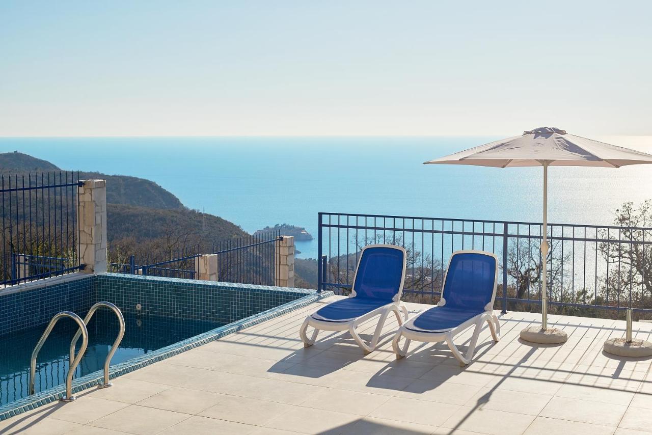 Sunbreeze Delux Vilas Budva Bagian luar foto